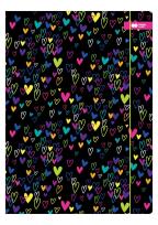 Opakowanie Teczka A4 My Love czarna Happy Color