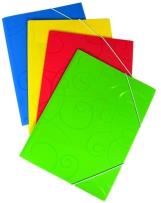 Opakowanie Teczka A4 plastikowa z gumką MIX