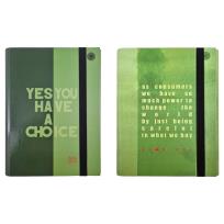 Opakowanie Teczka A4 skrzydłowa z gumką Think Green MIX