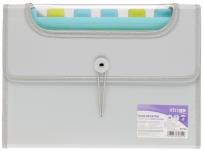 Opakowanie Teczka A4 Vfile z 12 przekładkami szara STRIGO