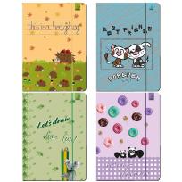 Opakowanie Teczka A4 z gumką BFF zwierzaki mix