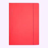 Opakowanie Teczka A4 z gumką błyszcząca czerwona