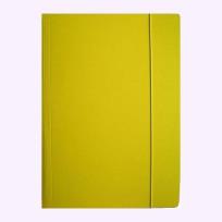 Opakowanie Teczka A4 z gumką błyszcząca żółta