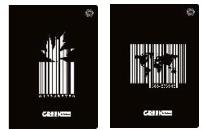 Opakowanie Teczka A4 z gumką Green Code White (10szt)