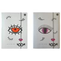 Opakowanie Teczka A4 z gumką Look (10szt)