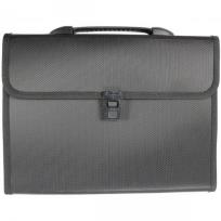 Opakowanie Teczka A4 z rączką 12 przegródek czarna