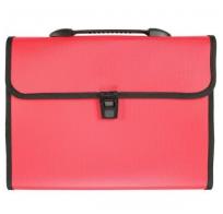 Opakowanie Teczka A4 z rączką 12 przegródek czerwona