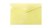Opakowanie Teczka A5 kopertowa PP pastel żółty