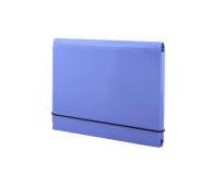 Opakowanie Teczka A5 na gumkę łamana Penmate niebieska pastelowa