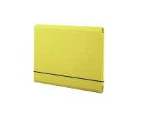 Opakowanie Teczka A5 na gumkę łamana Penmate żółta pastelowa