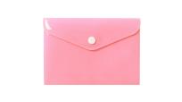 Opakowanie Teczka A6 kopertowa PP pastel różowy