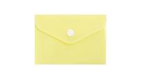 Opakowanie Teczka A7 kopertowa PP pastel żółty