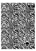 Opakowanie Teczka kartonowa z gumką Black&White Zebra 24x31cm Happy Color