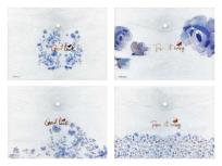 Opakowanie Teczka na zatrzask M A5 PP druk Lux kwiaty