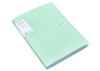 Opakowanie Teczka plastikowa na gumkę z koszulkami zielona