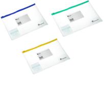 Opakowanie Teczka PP A4 na suwak transparentna mix
