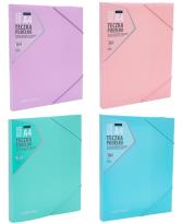 Opakowanie Teczka-pudełko z gumką PP pastel mix ASTRAPAP