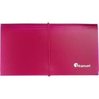 Opakowanie Teczka segregująca DL 13 przegródek czerwona