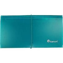 Opakowanie Teczka segregująca DL 13 przegródek turkusowa