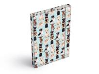 Opakowanie Teczka skrzydłowa z gumką A4 Psy