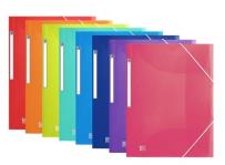 Opakowanie Teczka wąska A4+ PP Urban przejrzysty mix (10szt)