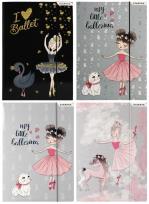 Opakowanie Teczka z gumką A4 Balerina