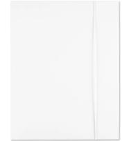 Opakowanie Teczka z gumką A4 Cosmo biała 1szt GRAND