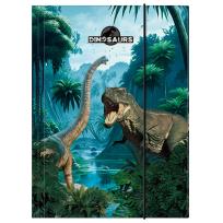 Opakowanie Teczka z gumką A4 Dinozaur 19 DERFORM