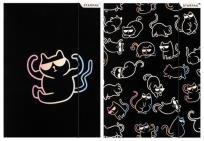 Opakowanie Teczka z gumką A4 Kitty black