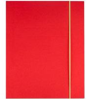 Opakowanie Teczka z gumką A4 Kreativ czerwona (10szt) GRAND