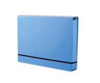 Opakowanie Teczka z gumką A4 Lux niebieska pastelowa TT6766