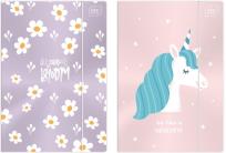 Opakowanie Teczka z gumką A4+ Metallic Girls (10szt)