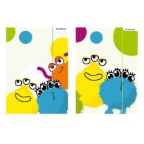 Opakowanie Teczka z gumką A4 Monsters 10 sztuk