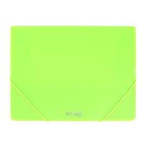 Opakowanie Teczka z gumką A4 PP neon zielona STRIGO