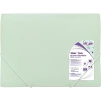 Opakowanie Teczka z gumką A4 PP pastel miętowa STRIGO