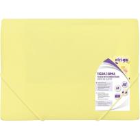 Opakowanie Teczka z gumką A4 PP pastel żółta STRIGO
