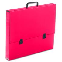 Opakowanie Teczka z rączką A3 wąska 2 cm Penmate róż malinowy