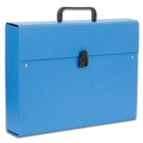 Opakowanie Teczka z rączką A4 maxi plus Lux PCV Penmate niebieska