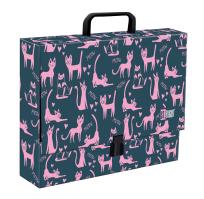 Opakowanie Teczka z rączką A4 ST.RIGHT Lazy Cats