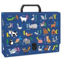 Opakowanie Teczka z rączką gruba alfabet