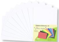 Opakowanie Tektura A4 gładka brokat biała 10szt