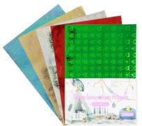 Opakowanie Tektura samoprzylepna hologram serca 5 kolorów