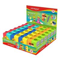 Opakowanie Temperówka Cartoon plastikowa, podwójna (24szt)