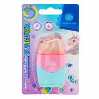 Opakowanie Temperówka i gumka 2w1 Astrakids Unicorn