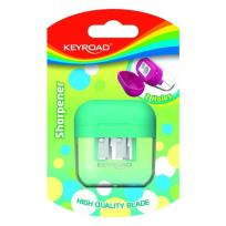 Opakowanie Temperówka plastikowa podwójna z pojemnikiem MIX