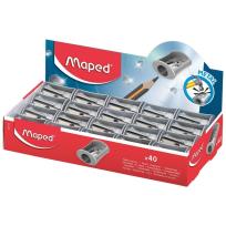 Opakowanie Temperówka Satellite metalowa srebrna(40szt) MAPED