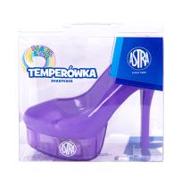 Opakowanie Temperówka w kształcie bucika pvc box 88 mm z eurozawieszką Astra 1 sztuka