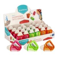 Opakowanie Temperówka z gumką do mazania (24szt)