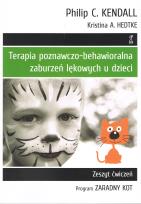 Okładka książki Terapia poznawczo-behawioralna zaburzeń lękowych u dzieci Program Zaradny Kot. Zeszyt ćwiczeń (wyd. 2023)