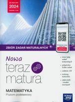 Okładka książki Teraz matura 2023 Matematyka zbiór zadań maturalnych zakres podstawowy 2023/24